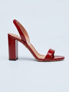 Aquazzura  So Nude 85mm Block Sandal NIB, 38.5/8.5